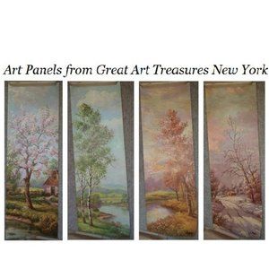 4 Seasons Prints - C. REGAN - Great Art Treasures